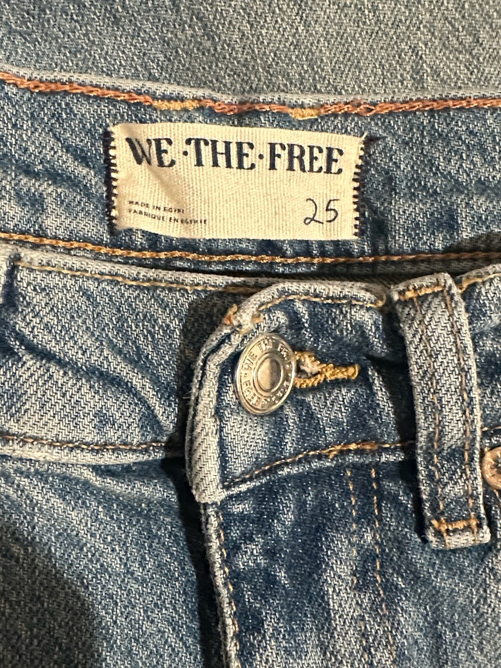 We The Free x Free People Risk Taker Straight Stretch Jean - Picture 12 of 15
